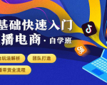 0基础快速入门直播电商课程:直播平台玩法解析-团队打造-带货全流程等环节-网赚资源网