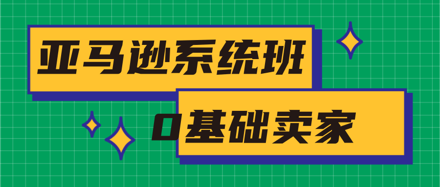 亚马逊系统班，专为0基础卖家量身打造，亚马逊运营流程与架构 - 网赚资源网-网赚资源网