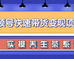 柚子视频号带货实操变现项目，零基础操作养身茶月入10000+-网赚资源网
