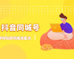 抖金必火学院·抖音同城号:带你玩转同城流量池,同城实体经济的机会来了-网赚资源网
