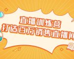 直播训练营:打造百万销售直播间 教会你如何直播带货,抓住直播大风口-网赚资源网