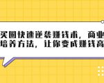 巧买圈快速逆袭赚钱术,商业思维培养方法,让你变成赚钱高手-网赚资源网