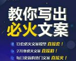 陈厂长:教你写必火文案,10节实操课让你变成专业文案高手-网赚资源网