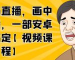 无绿布直播,画中画直播,一部安卓手机搞定-网赚资源网
