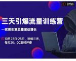 抖品牌·三天引爆流量训练营，实现生意总量滚动增长-网赚资源网