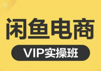 鱼客·闲鱼电商零基础入门到进阶VIP实战课程，帮助你掌握闲鱼电商所需的各项技能 - 网赚资源网-网赚资源网