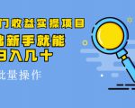 得物冷门收益实操项目,0基础新手就能单号日入几十,可批量操作-网赚资源网