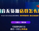 蟹老板·抖音无货源店群怎么做，吊打市面一大片《抖音无货源店群》的课程-网赚资源网