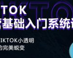 Tiktok实操进阶课程,体验从tiktok小透明到大佬的完美蜕变-网赚资源网