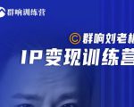 群响刘老板·IP变现训练营第6期:教你搞流量新姿势,IP打造获客私域经营-网赚资源网