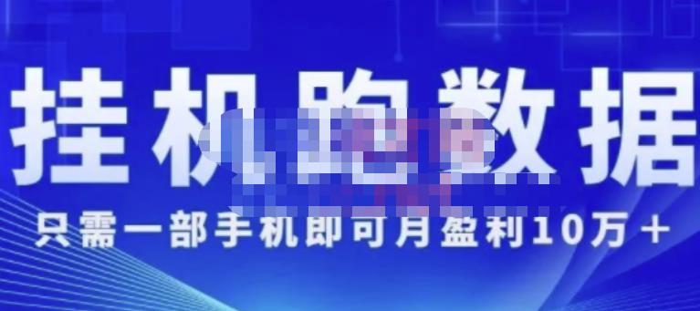猎人电商:挂机数跑‬据，只需一部手即机‬可月盈利10万＋（内玩部‬法）价值4988元 - 网赚资源网-网赚资源网