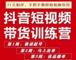 李鲆·抖短音视频带货练训营第五期,手把教手你短视带频货,听照话做,保证出单-网赚资源网