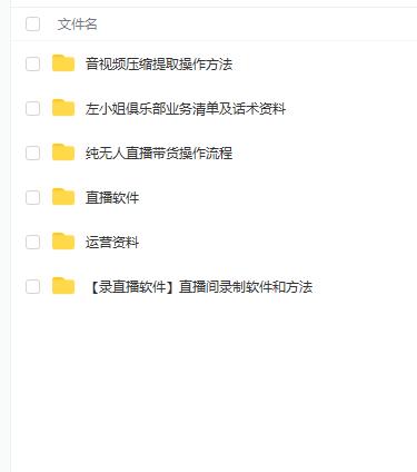 左小姐-直播带货俱乐部十三行、无人直播，全套教程附：工具、文档、话术资料 - 网赚资源网-网赚资源网
