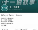 十一说故事·故事性中视频,观众快速共鸣从而快速变现的中视频玩法-网赚资源网