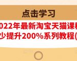 樊剑2022年最新淘宝天猫课程-转化率至少提升200%系列教程(高级)-网赚资源网