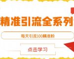 闲鱼精准引流全系列课程,每天引流100精准粉【视频课程】-网赚资源网