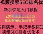 宋老师·短视频搜索SEO优化,教你10分钟创作一个短视频,三天排名上第一-网赚资源网