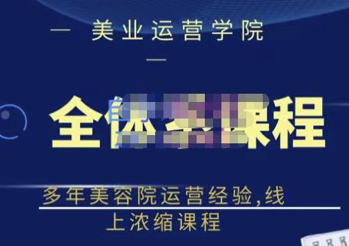 郑芳老师·网红美容院全套营销落地课程，多年美容院运营经验，线上浓缩课程 - 网赚资源网-网赚资源网