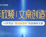 李欣频|文案创造课，0基础可报10天写出“看到就想转”的自媒体文案-网赚资源网