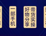 好物分享高阶实操课：0基础一部手机做好好物分享带货（24节课）-网赚资源网