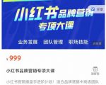 小红书品牌营销专项大课，操盘手进阶，一套能让你提升业务精进的课程-网赚资源网