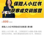 保险人小红书获客成交训练营，0基础高效玩转小红书，可复制的获客成交之路-网赚资源网
