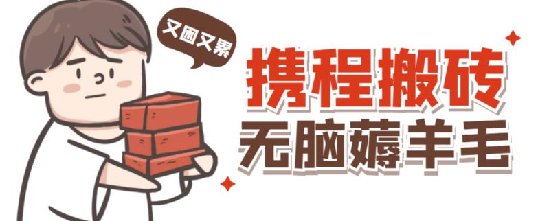 携程最新无脑薅羊毛低保玩法，后期稳定一天几十的收益，可多号放大收益 - 网赚资源网-网赚资源网