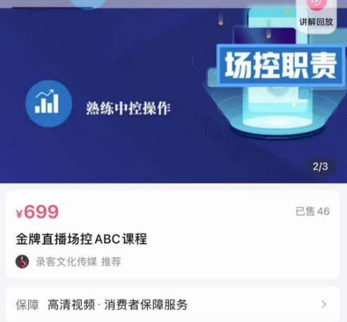大果文化·金牌直播场控ABC课，复制直接间，场控如何带出百万级主播-网赚资源网