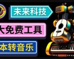 抢先体验未来Ai科技-文本转音乐工具,只需输入文字描述,即可创作歌曲和音乐-网赚资源网
