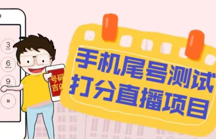 最新抖音爆火的手机尾号测试打分无人直播项目，轻松日赚几百+【打分脚本+详细教程】 - 网赚资源网-网赚资源网