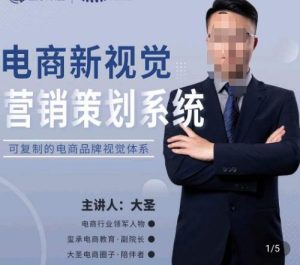 大圣·电商新视觉营销策划系统,可复制的电商品牌视觉识别系统-网赚资源网