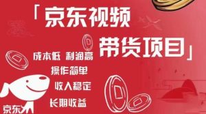 京东视频带货项目+图文带货种草，成本低，利润高，操作简单收入稳定-网赚资源网