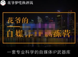 花爷的自媒体IP训练营【14期】,一套专业科学的自媒体IP武器库(更新2023年3月)-网赚资源网