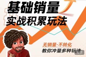 内功丨淘系基础销量实战积累玩法,无销量·不转化,教你冲量多种玩法-网赚资源网