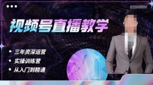 杨sir·视频号直播运营教学,视频号直播流量的底层逻辑,解决直播间没流量,不开单的窘境-网赚资源网