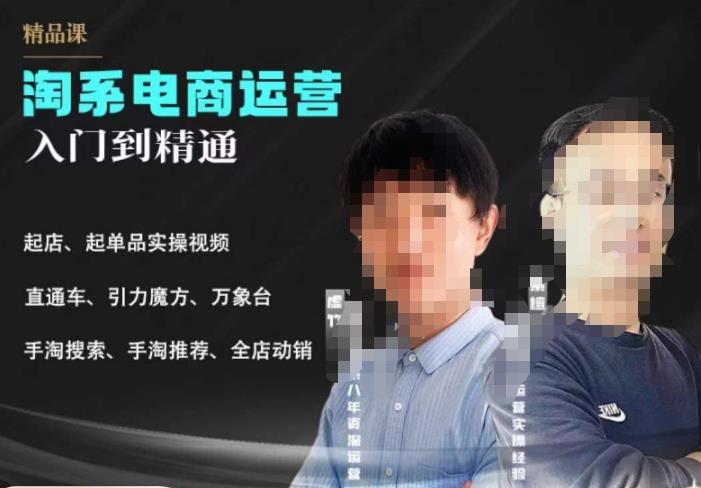 2023手淘搜索实操课+体系化课程，​起店起单品实操视频课程-网赚资源网