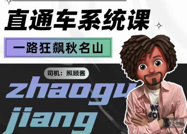 照顾酱·直通车系统课，从0到1搭建你的付费推广思维，讲基础，讲思路，讲方法，也讲实操 - 网赚资源网-网赚资源网