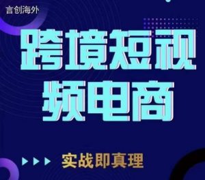 钧哥TikTok短视频底层实操，言创海外跨境短视频，实战即真理-网赚资源网