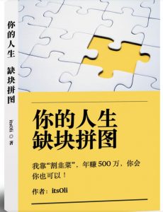 某高赞电子书《你的人生,缺块拼图——我靠“割韭菜”,年赚500万,你会你也可以》-网赚资源网