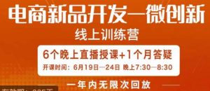 南掌柜·电商新品开发——微创新，电商新品微创新是你企业发展的护城河-网赚资源网