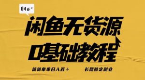 独家闲鱼无货源详细玩法,简简单单日八百+,长期稳定副业【揭秘】-网赚资源网