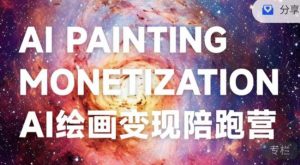 蛮驴·AI绘画变现陪跑营，快速产出可商业变现的图-网赚资源网