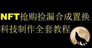 NFT抢购捡漏合成置换科技制作全套教程-网赚资源网