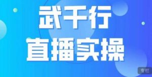 武千行直播实操课,账号定位、带货账号搭建、选品等-网赚资源网