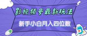 影视号最新玩法，新手小白月入四位数，零粉直接上手【揭秘】-网赚资源网