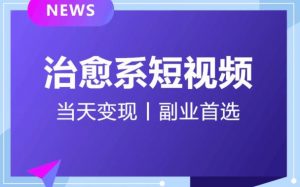 日引流500+的治愈系短视频,当天变现,小白月入过万首-网赚资源网