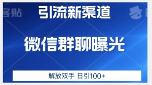 价值2980的全新微信引流技术，只有你想不到，没有做不到【揭秘】-网赚资源网
