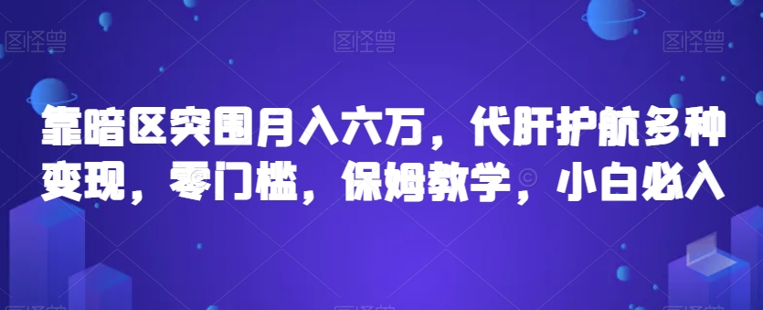 靠暗区突围月入六万，代肝护航多种变现，零门槛，保姆教学，小白必入【揭秘】 - 网赚资源网-网赚资源网