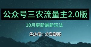 (10月)三农流量主项目2.0——精细化选题内容,依然可以月入1-2万-网赚资源网