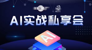 AI实战私享会,各种ai变现玩法,AI变现思路-网赚资源网